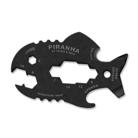 TRIXIE & MILO MULTI-TOOL PIRANHA BLACK TOOL-PIRHA